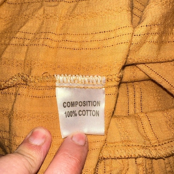 GUC JEUVRE YELLOW TASSEL TOP WITH SIDE LACE AND SIDE ZIP SZ Small - Picture 6 of 6